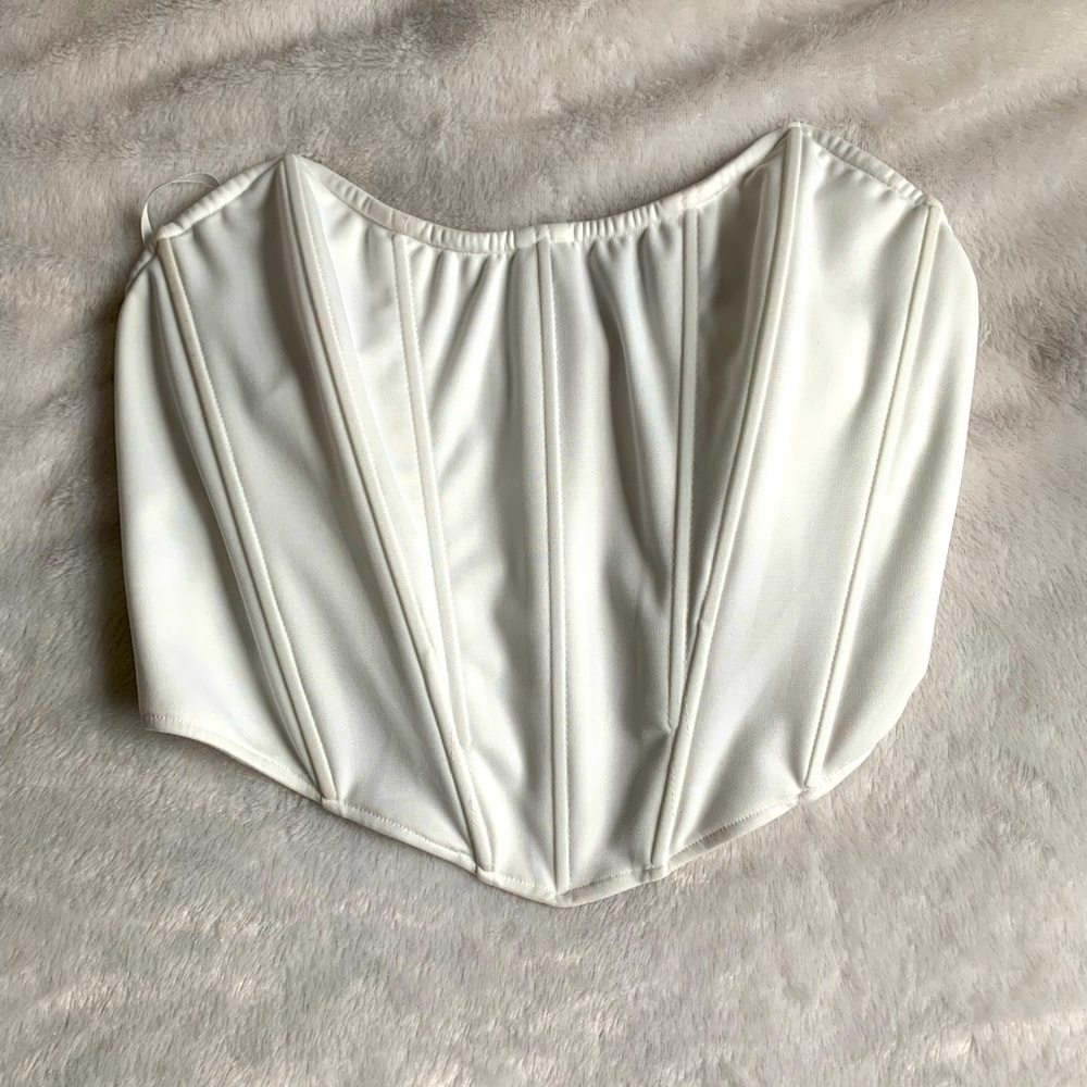 White Corset Top